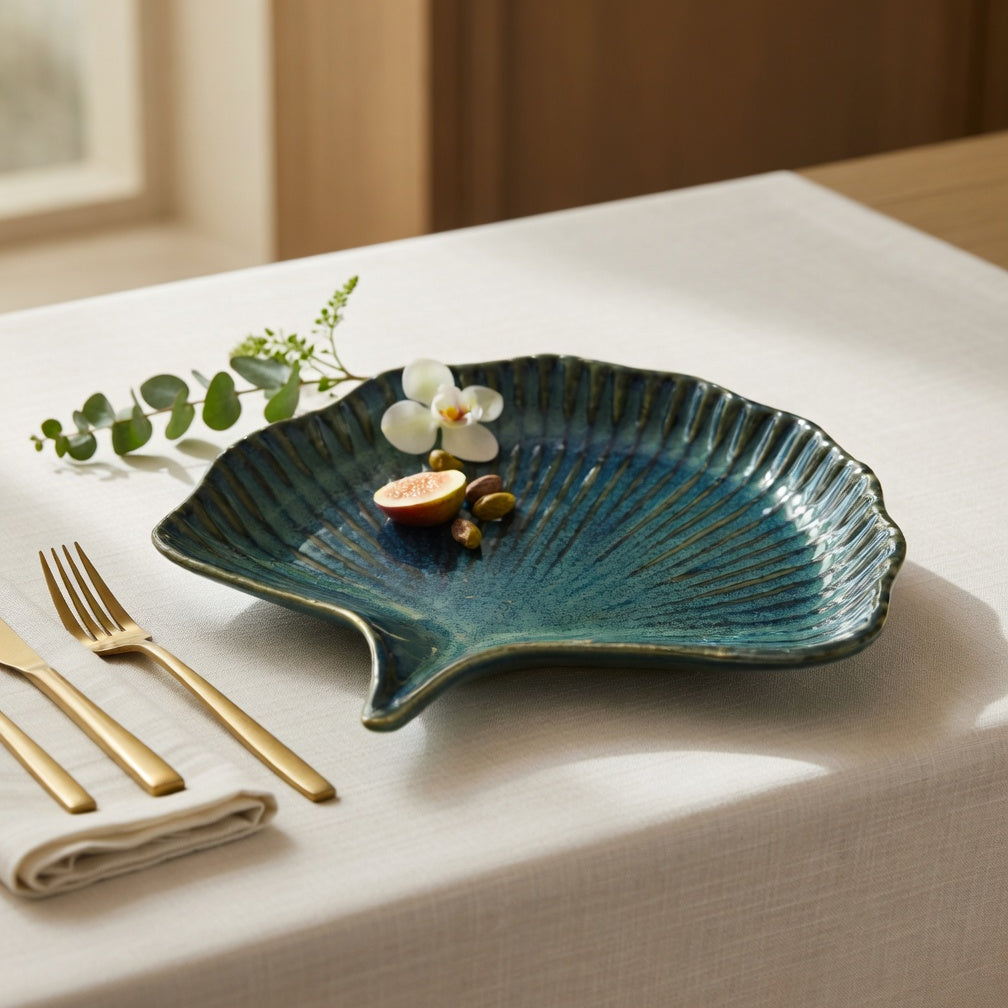 Ginkgo Leaf Platter