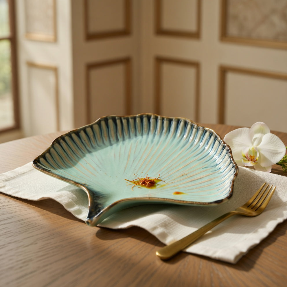 Ginkgo Leaf Platter